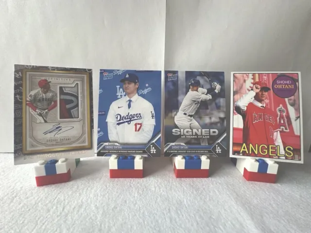 Shohei Ohtani Lot Of 4 Cards Los Angeles Dodgers Angels 🔥Free Shipping!!!🔥
