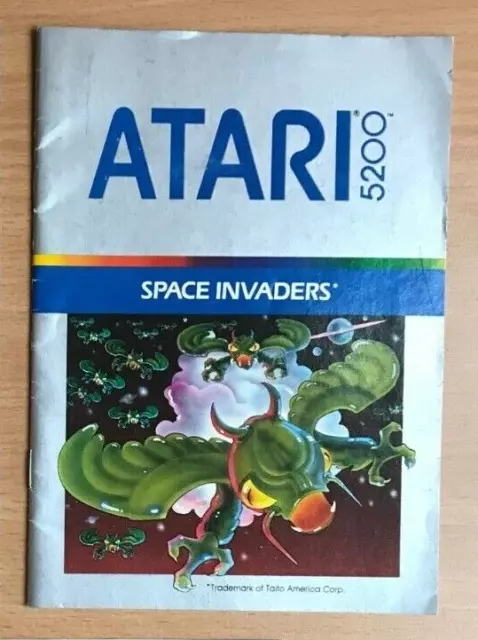 ATARI 5200 - SPACE INVADERS Instruction Manual