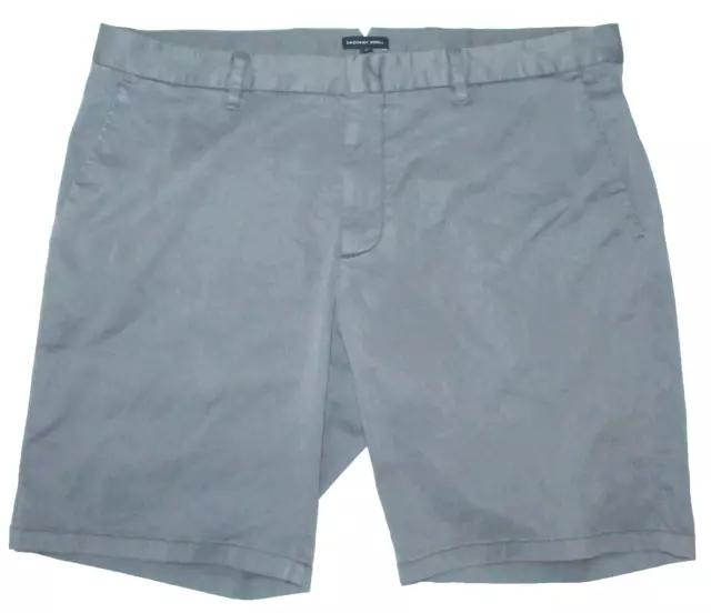 NWOT Men's 40 Zachery Prell Catalpa Stretch Fabric Chino Shorts Grey msrp $128