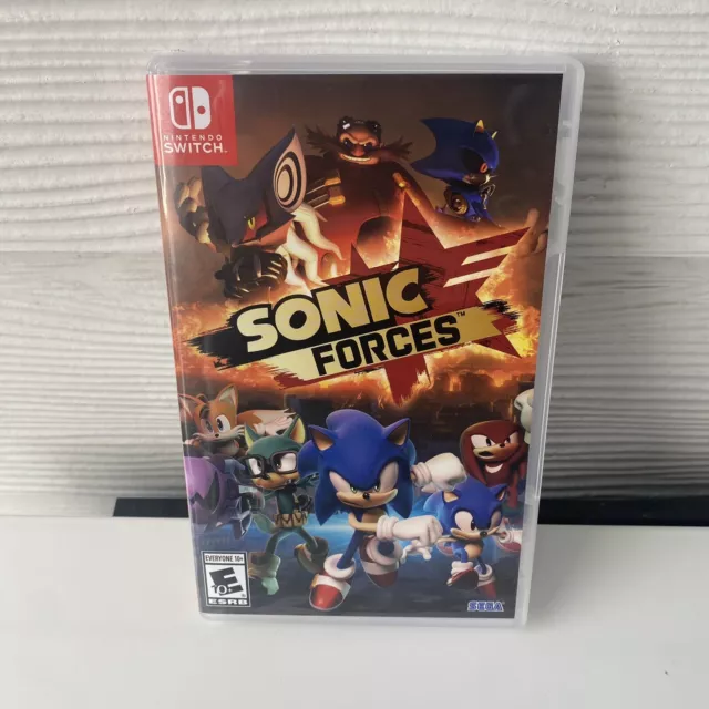 Sonic Forces - (Nintendo Switch 2017) Complete in Box CIB Tested Clean