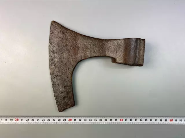 Ancient Battle Iron Ax    Kievan Rus - Vikings 9 - 12 century AD.