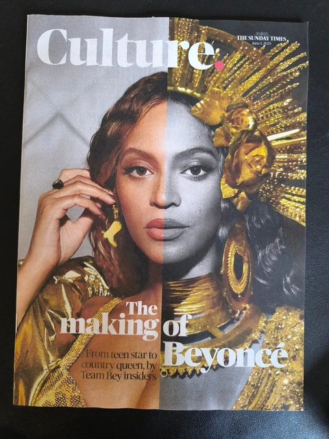 SUNDAY TIMES CULTURE Magazine 1 June 2025 - The Making of Beyonce £4.88 ...