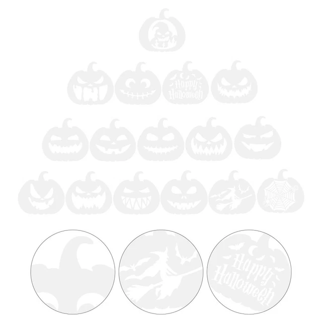 Malschablonen Halloween-Zeichnungsvorlage Statuendekor Kinder Spielset Geprägt