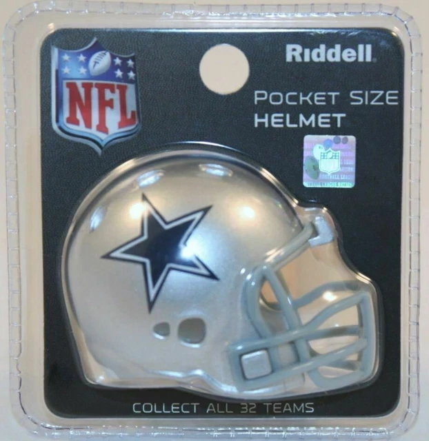 Dallas Cowboys Nfl Riddell Rare Revolution Pocket Pro Helmet