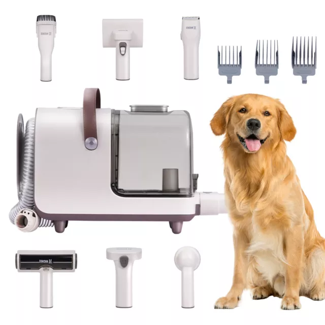 Pet Grooming Kit Tondeuse Chien Professionnelle Aspirateur Poil de Chien Chat