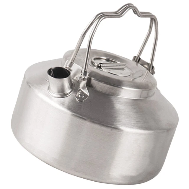 STAINLESS STEEL OUTDOOR Kettle Boiling Tea Camping Water Jug £19.55