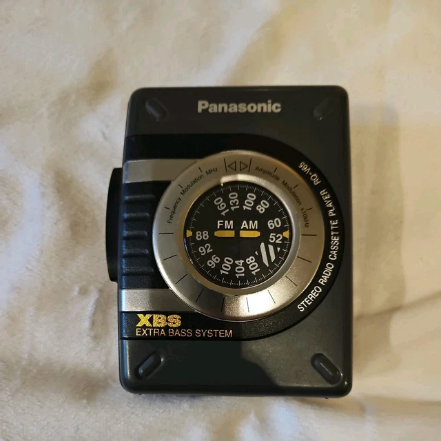 PANASONIC RQ-E10V Silver Walkman Stéréo Radio Cassette Player New