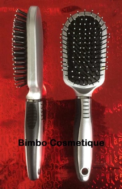 Brosse à Cheveux Picot Métal Extra Souple 21x6 Cm | Poils Durs Et Doux | Garantie 1 Mois