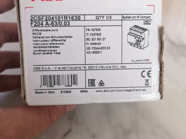 F204A-63/0.03  2Csf204101R1630