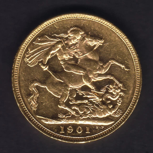 Australia.  1901 Melbourne - Sovereign..  Much Reflective Lustre..  EF/gEF