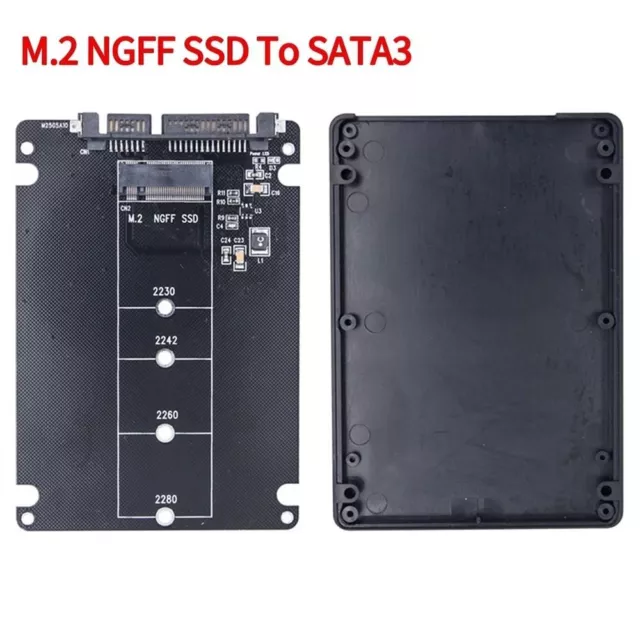 1Pcs M2 NGFF SSD To SATA3.0 External Hard Drive Box Hard Disk Adapter Board