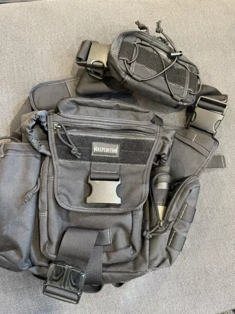 Maxpedition Jumbo Versipack , Black with Janus Extension Pocket