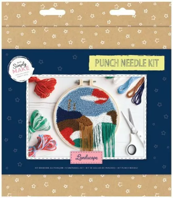 Docrafts Simply Make Punch Needle Landscape Kit