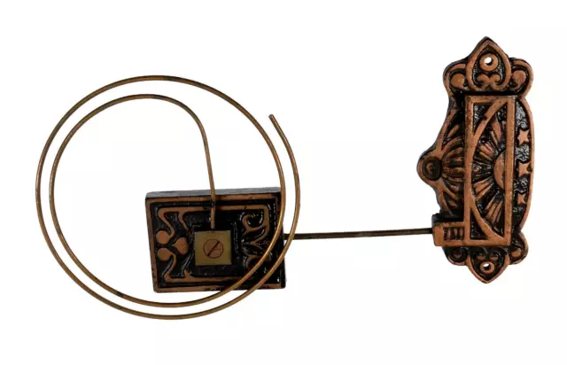 Alte Gongfeder mit Halter f Uhrengehäuse Wanduhr Regulator Uhrmacher watchmaker