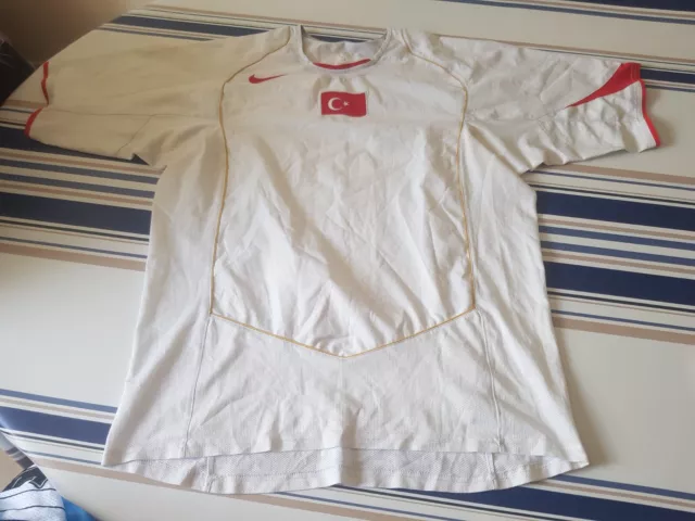 Maillot OFFICIEL de football de l'équipe nationale de TURKEY TURQUIE (vintage)