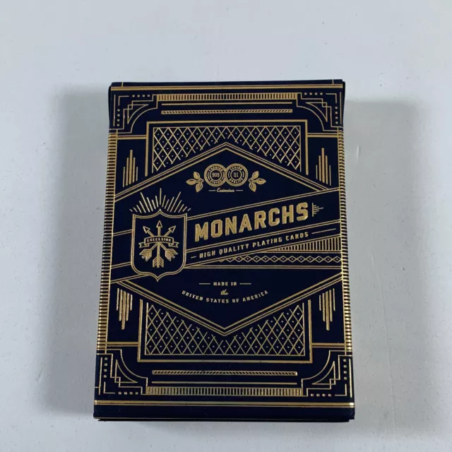 MONARCHS Playing Cards by Theory 11, Gold ** Sticker Sealed / No Cellophane