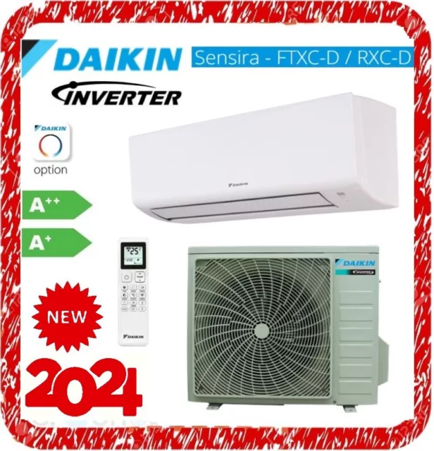 Daikin Sensira Ftxc35D/Rxc35D Condizionatore 12000Btu Inverter Pred.wifi A++/A+