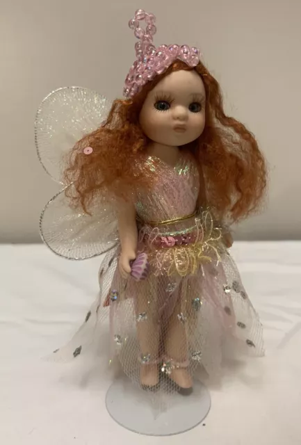 Rare Florence Maranuk Show Stoppers Collection 6" Porcelain Fairy Doll Aquarius