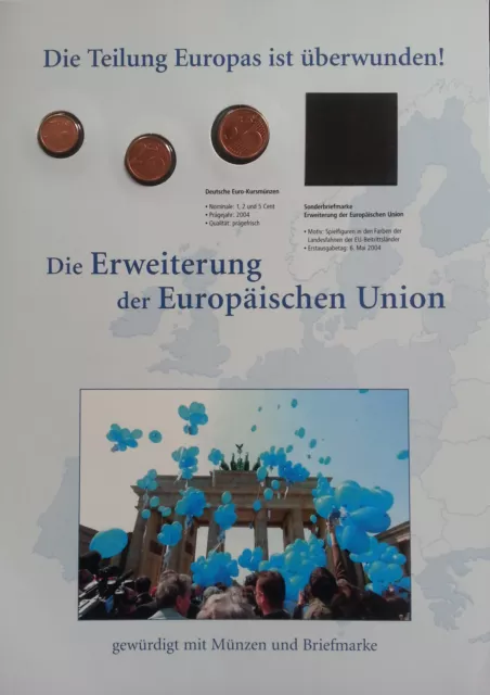 Numisblatt 2004 - Erweiterung der europäischen Union