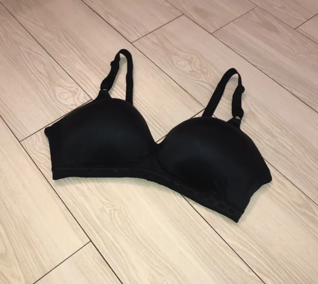 WARNERS 01269 CLOUD 9 Full Coverage Wire Free Contour Bra Lined Womens 40B  Black $17.95 - PicClick
