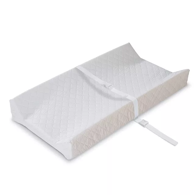 Summer Infant Contoured Changing Pad, 16” x 32”, White