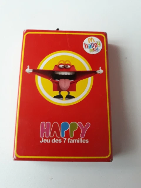 PAQUET DE CARTE jeu des 7 familles happy happy meal EUR 5,00 - PicClick FR