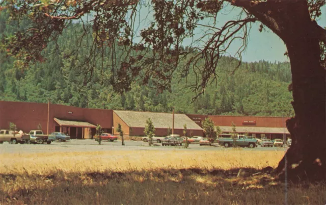 Postcard Hoopa Valley Shopping Center California CA