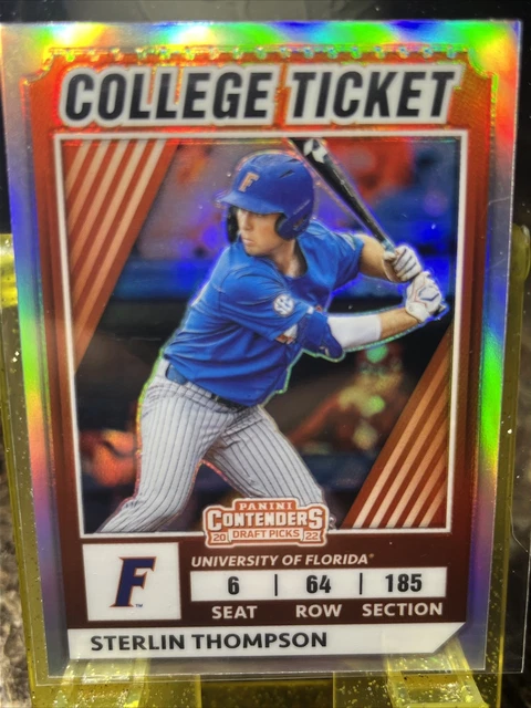 2022 Panini Elite Extra Edition #CTO-16 Sterlin Thompson College Ticket ✨🌟
