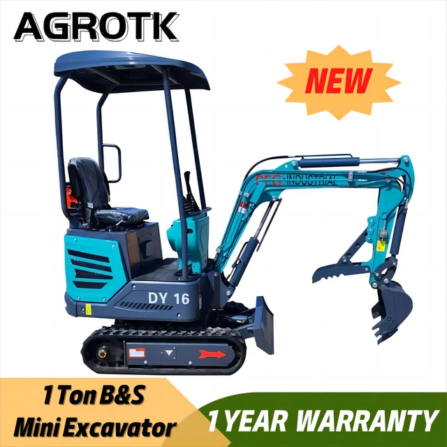 CFG-DY16 2023 New Mini Excavator Crawler Digger B&S LCT Engine Micro Excavator