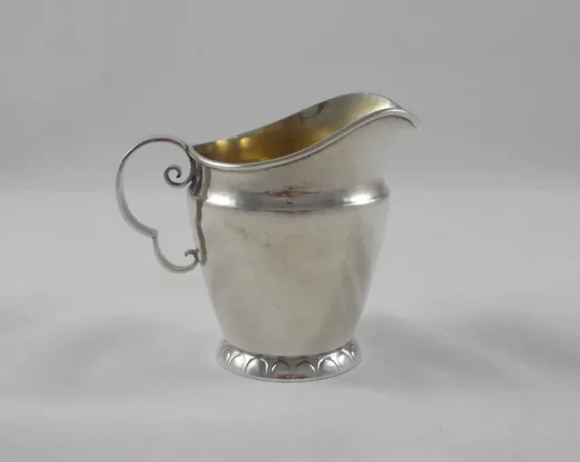 Rare Stylish Milk Jug IN 830er Silver From Schulze BWKS / Bremen Um 1930