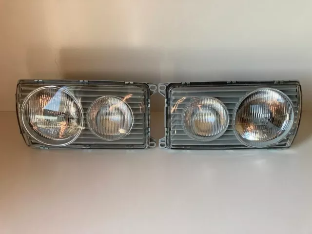MERCEDES W123 SODA C123 Coupe S123 Headlight Right Left Set 1976