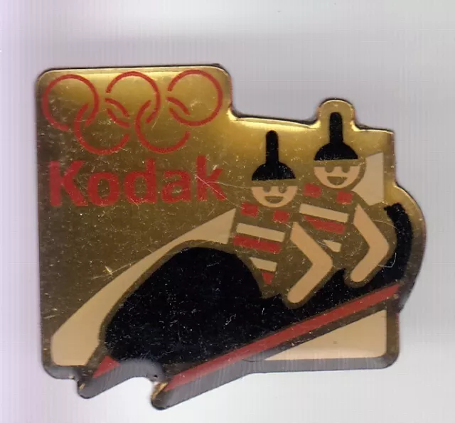 RARE PIN'S PINS.. Olympic Albertville 1992 Photo Kodak Bobsleigh ~17 £5 ...