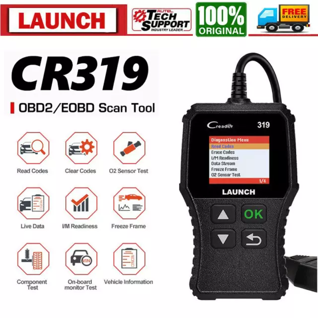 Launch OBD2 EOBD Scanner Car Code Reader Automotive Diagnostic Scan Tool for BMW