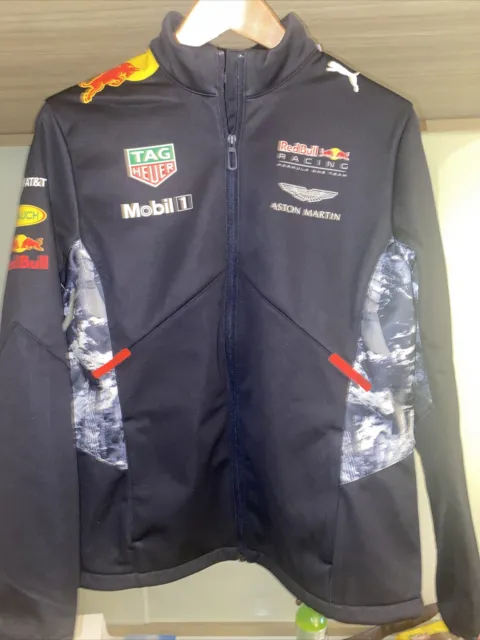 Puma Aston Martin Red Bull Racing Team F1 Mens Softshell Jacket 762885 01 