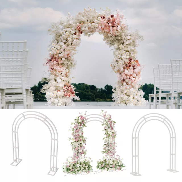 Heavy Duty Bridal Metal Wedding Arch Stunning Garden Arbor Floral Backdrop Stand