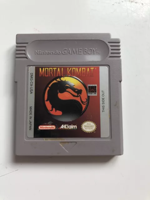 Mortal Kombat - Nintendo Game Boy 1993 - Cartridge Only