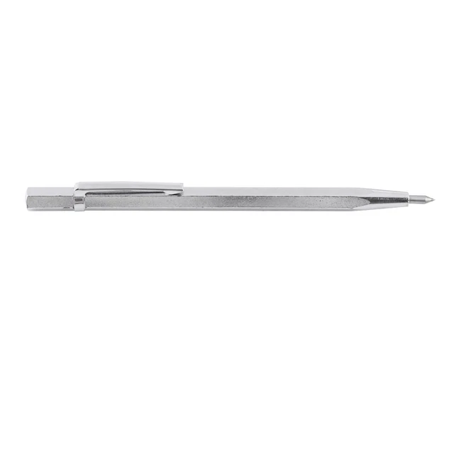 Portable Scriber Engraving Pen Tool Glass Ceramic Engraver Scribe Tool (Silver)