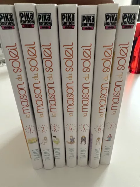 Lot 7 Mangas Intégrale La Maison Du Soleil Tome 1 A 7  Tbe En Francais Ed Pika 2