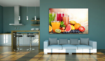SUCCHI di frutta frutti e bacche di lusso tela incorniciato WALL ART PICTURE PRINT 2