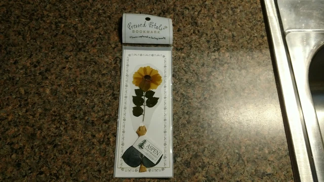 PÉTALOS PRENSADOS Flor Real Libro de recortes Aspen Seco Colorado Souvenir De Colección
