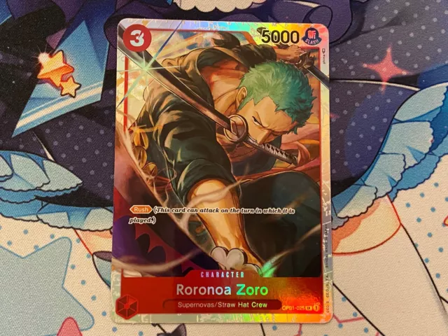 One Piece CG - FSB - OP01-025 (SR) (Parallel) - Roronoa Zoro