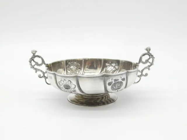 Edwardian Sterling Silver Art Nouveau Dish with Acanthus & Maiden 1902 London 2