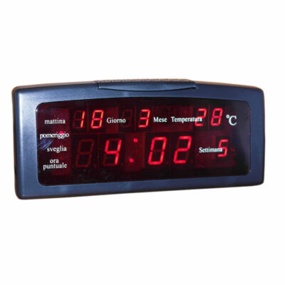 12/24H Doppio Allarme Caricatore USB Snooze Rosa Orologio Digitale Sveglia LED Display da Comodino 40 Suoni di Allarme Volume Allarme Regolabile e Luminosità dello Schermo LATEC Sveglia 