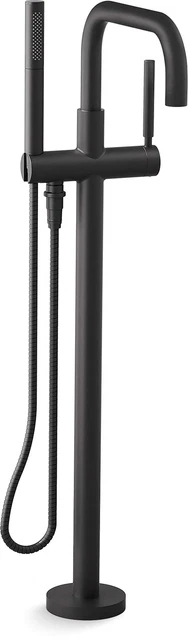 Kohler K-T97328-4-BL Purist Bathtub Faucet, Matte Black