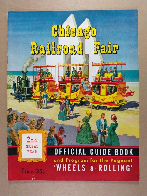 1949 Chicago Railroad Fair Official Guide Book Program