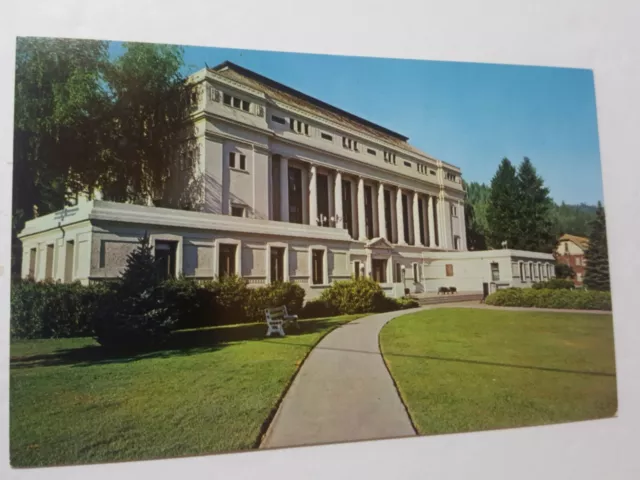 Vintage California postcard PLUMAS COUNTY COURT HOUSE Quincy CA 1960's