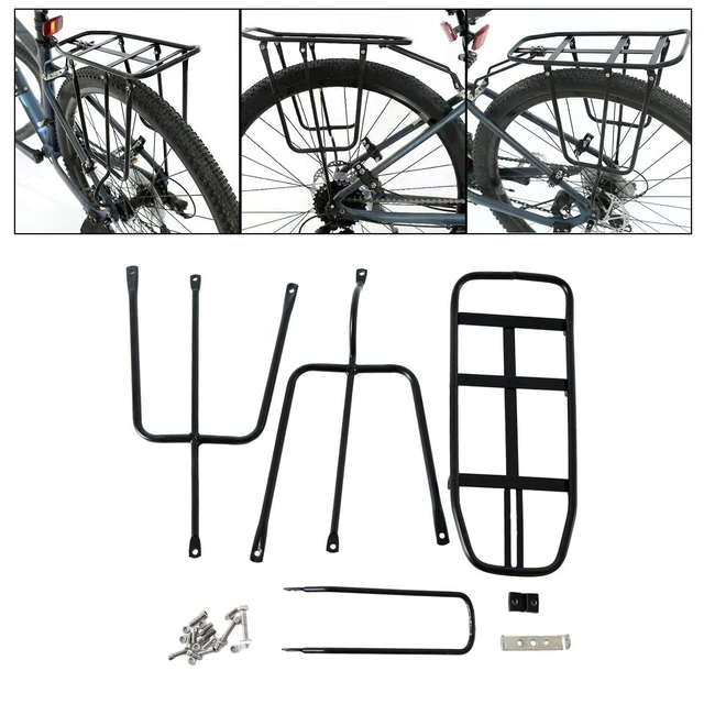 Porte-bagages Arrière Universel Pour Vélo/moto - Acier, Amovible, Installation Facile, Pour VTT, Route, électrique