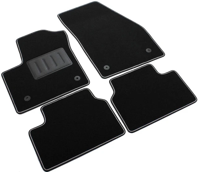 Set 4 Matten Auto Opel Meriva B Von 2010 Teppichboden Schwarze Anti-rutsch