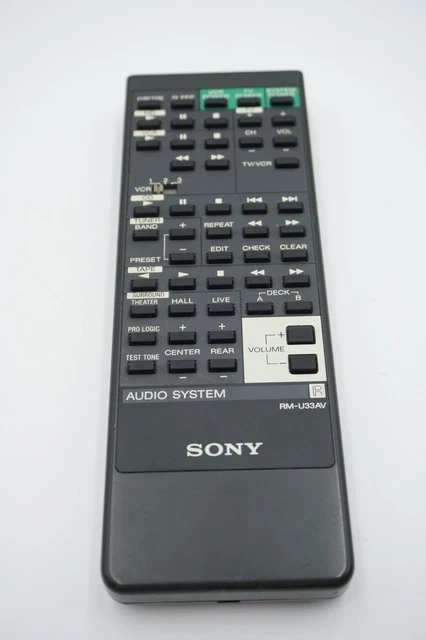 Télécommande Audio Sony RM-S455 Pour Systèmes HCD-H450M, MHC-450, FH-B411, Etc. - Occasion Fonctionnelle