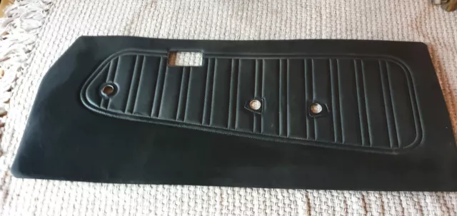 Ford Escort Mk1 Drivers Right Interior Front Black Vinyl Door Trim Card Panel ♻